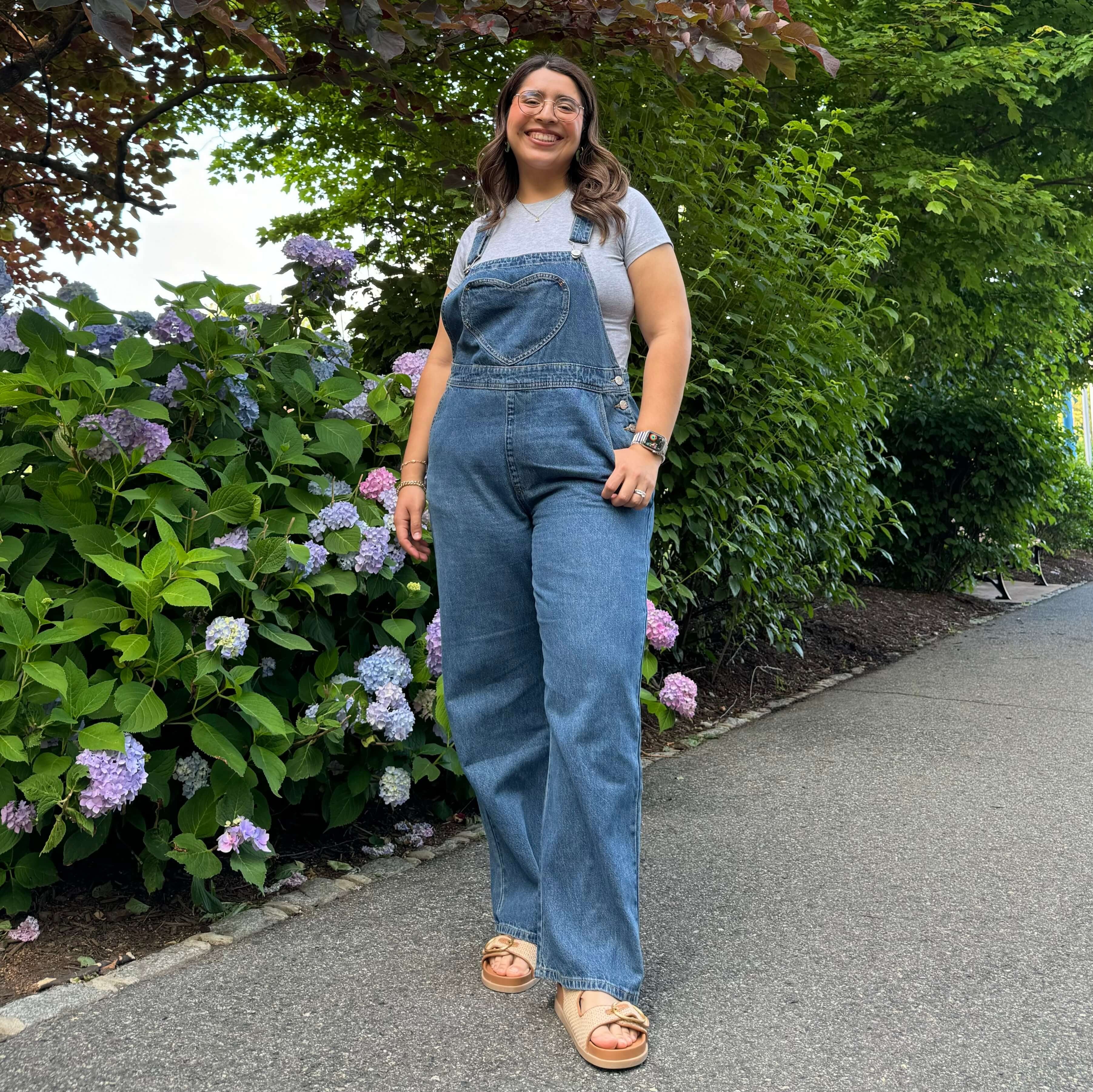 29" Inseam Overall Jeans - Medium Wash *Clearance Sale*
