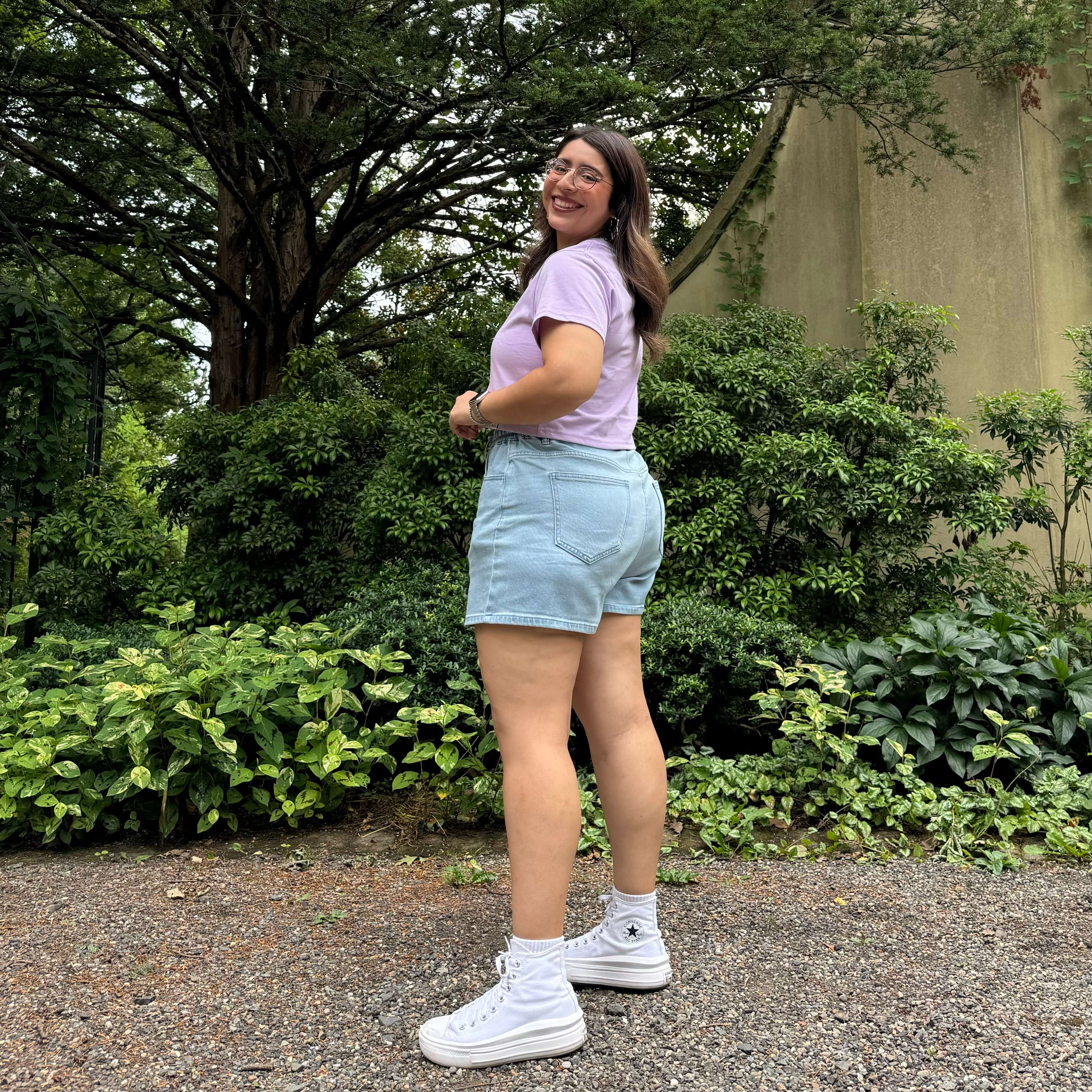 Cropped Tee - Lavender *Clearance Sale*