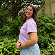 Cropped Tee - Lavender *Clearance Sale*