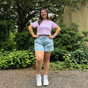 Cropped Tee - Lavender *Clearance Sale*