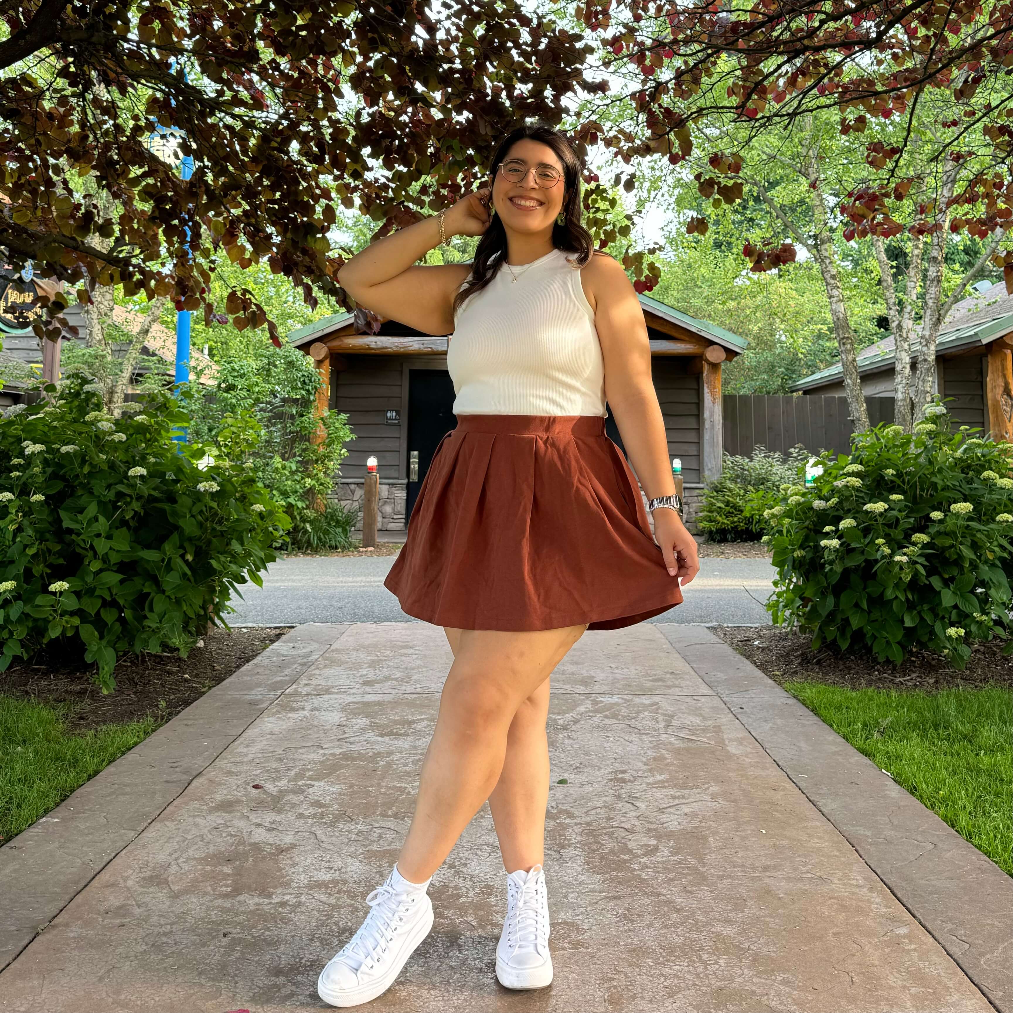 Perfect Match Tennis Skirt - Acorn *Clearance Sale*