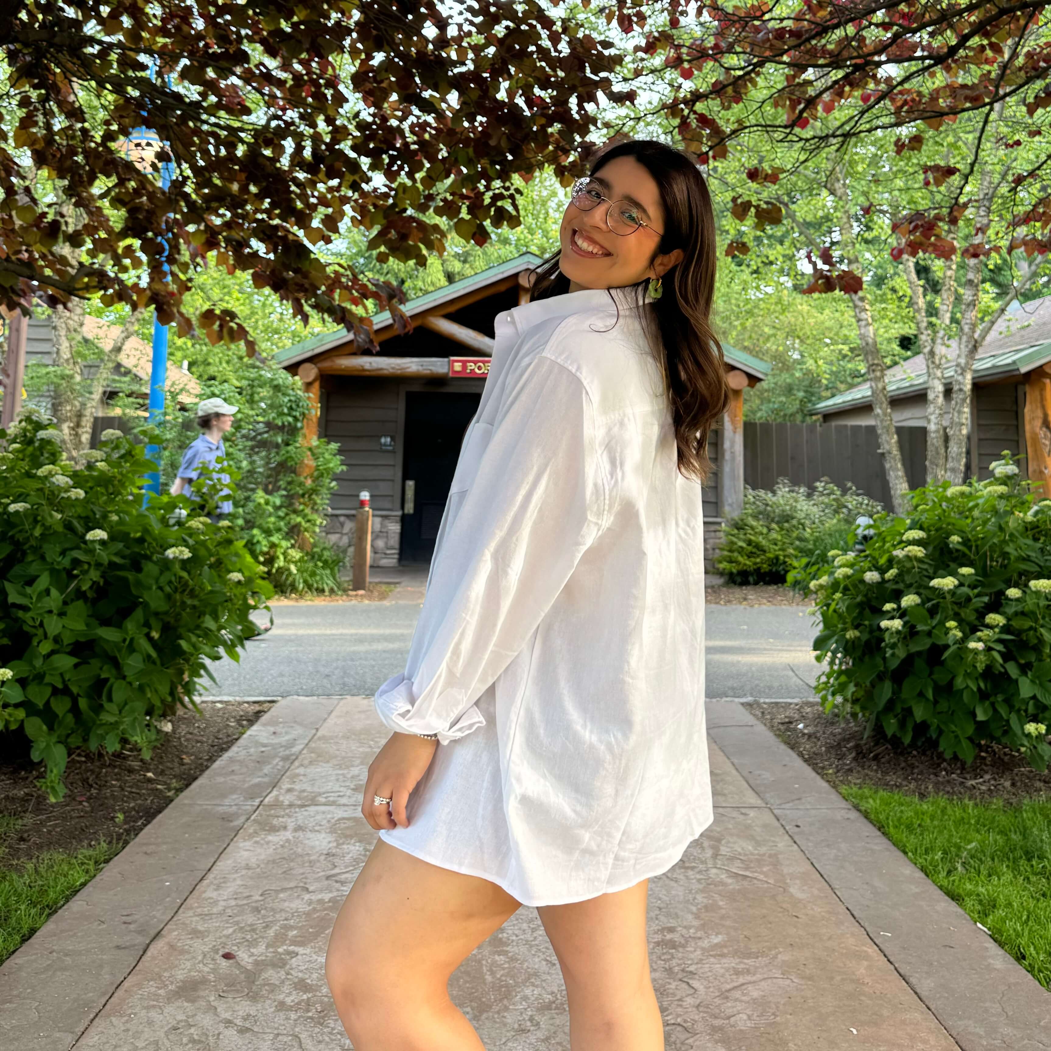 Linen Long-Sleeve Button-Up - Tofu *Clearance Sale*