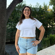 Cropped Tee - Tofu *Clearance Sale*