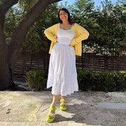 Spring Flowy Skirt - Tofu *Clearance Sale*