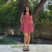 The Rosalie Dress - Firecracker *Clearance Sale*