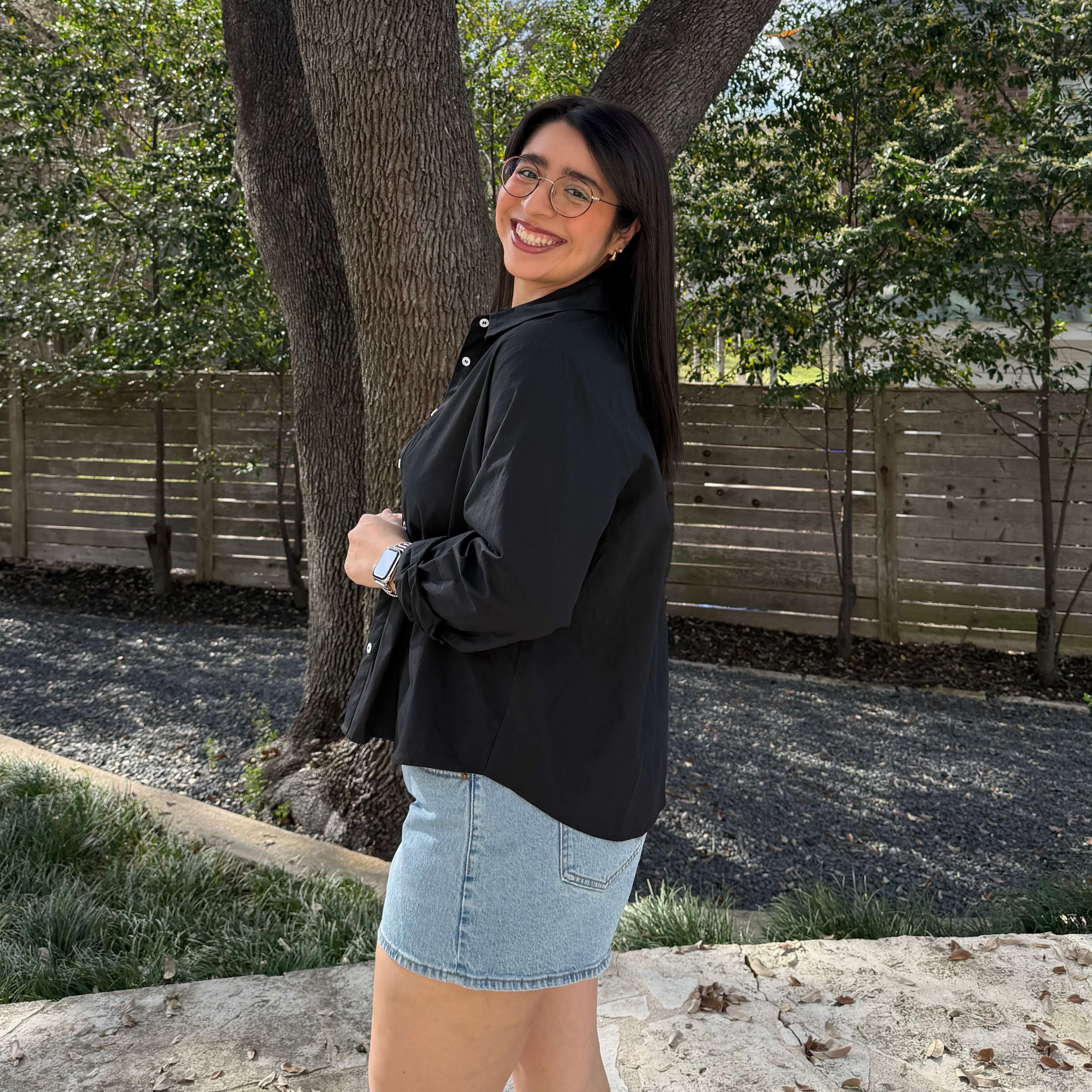 Effortless Button-Up - Black *Clearance Sale*