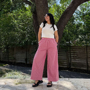 26" Inseam Picnic Pants - Red Gingham *Clearance Sale*