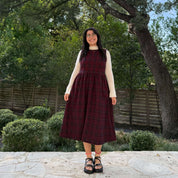 Cambridge Dress - Burgundy Plaid *Clearance Sale*