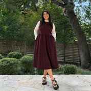 Cambridge Dress - Burgundy Plaid *Clearance Sale*