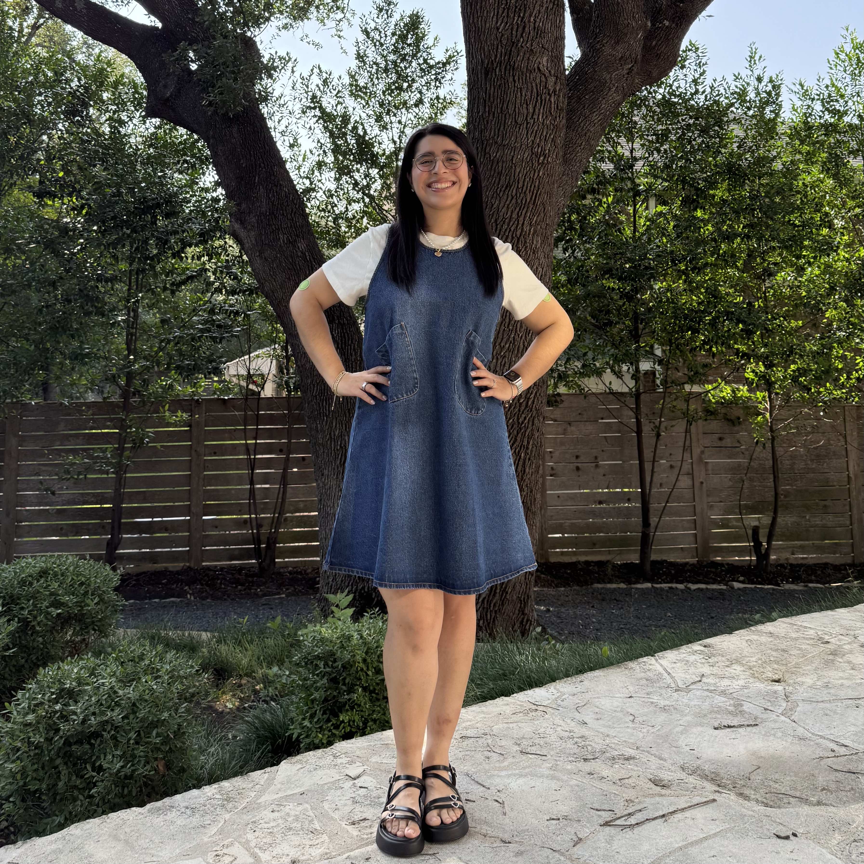 Denim Dress - Medium Wash *Clearance Sale*