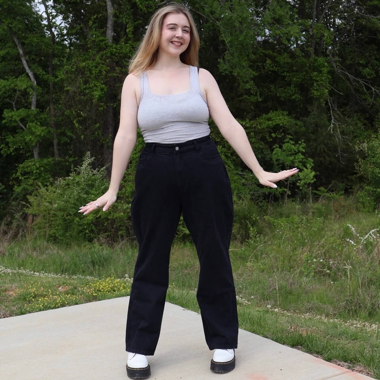 29" Inseam Straight Leg Jeans - Black *Clearance Sale*
